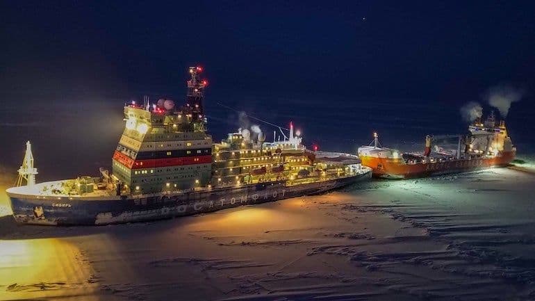 Arctic triumph for Russian icebreaker