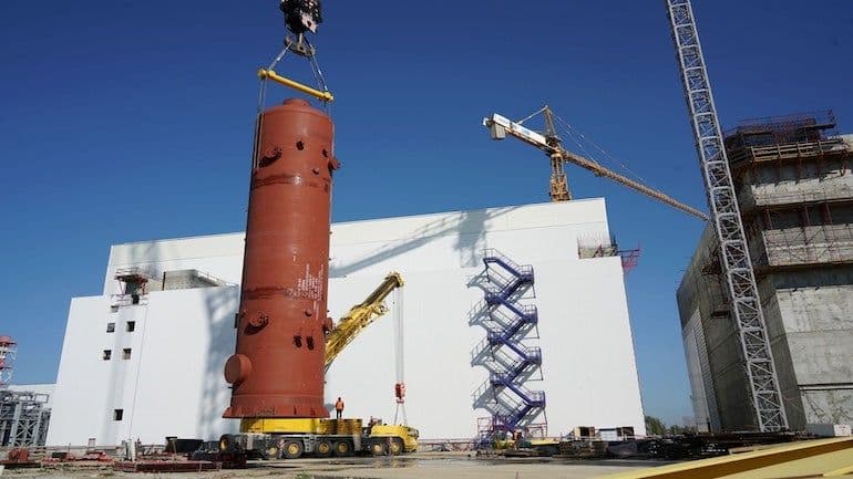 BREST turbine components installed
