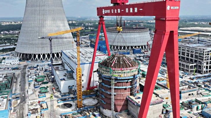 Containment dome installed at Lianjiang 1