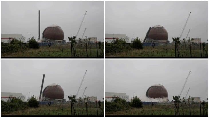Demolition of exhaust stack changes Stade skyline