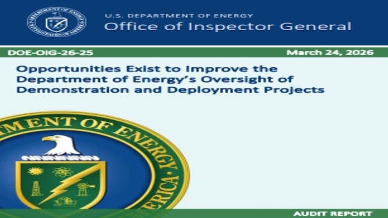 DOE’s project oversight faces scrutiny