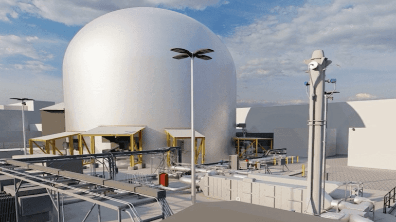 DOME trials for first microreactors