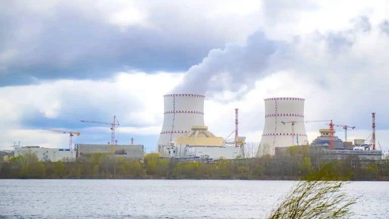Drone strikes Kursk-II cooling tower