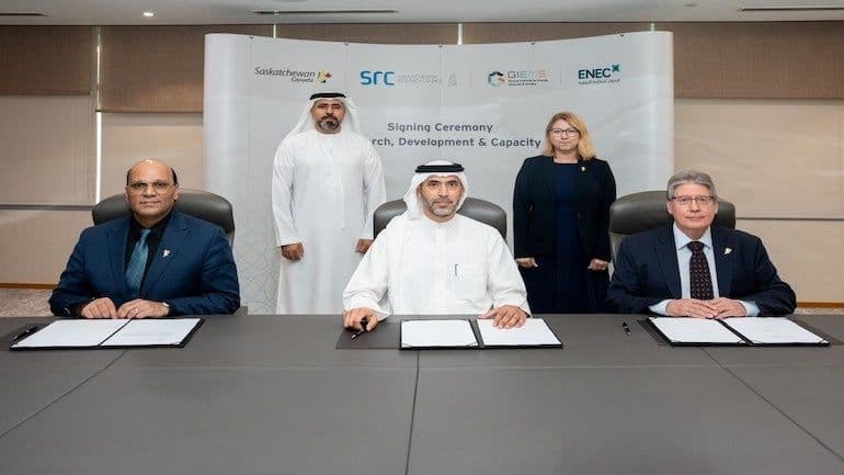 ENEC signs SMR deal with Canada