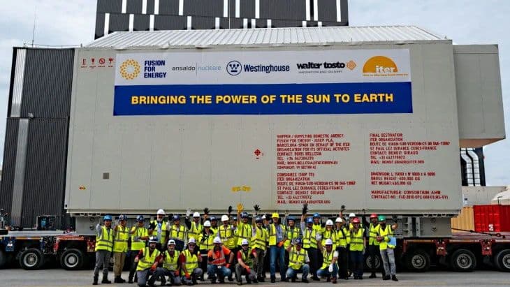 Europe delivers final ITER vacuum vessel sector