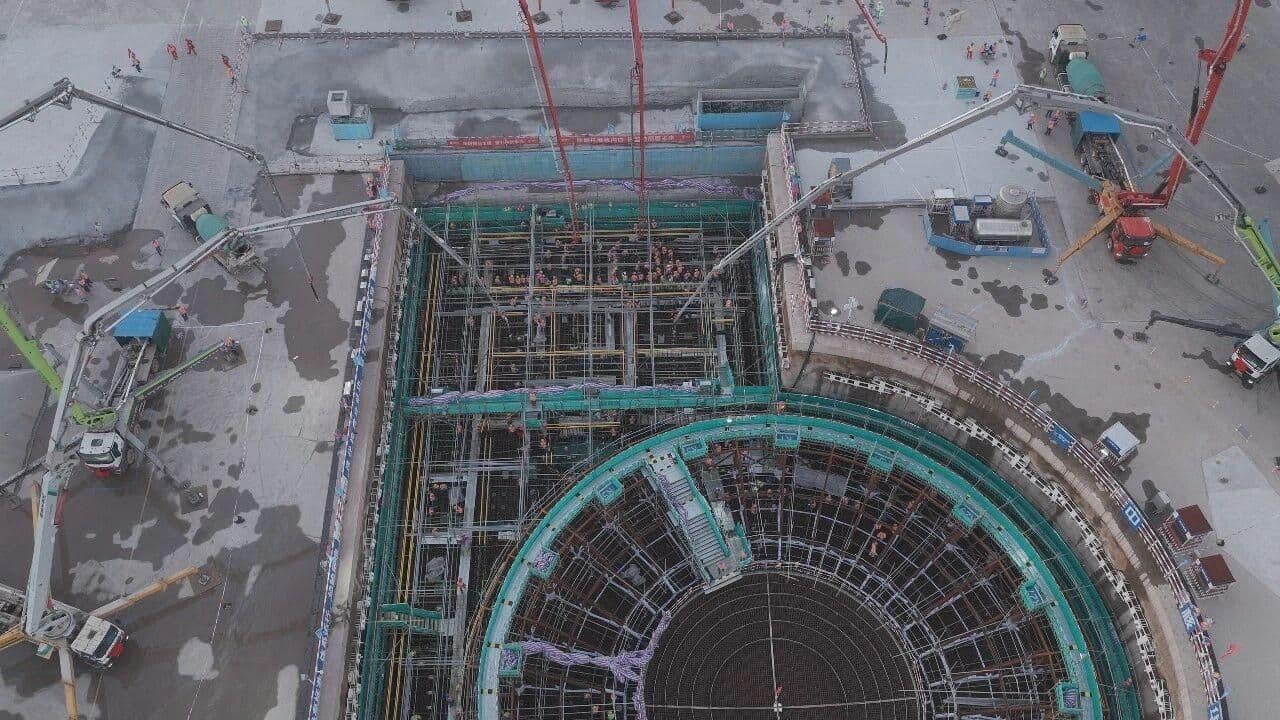 First concrete poured for Bailong 2 nuclear power unit
