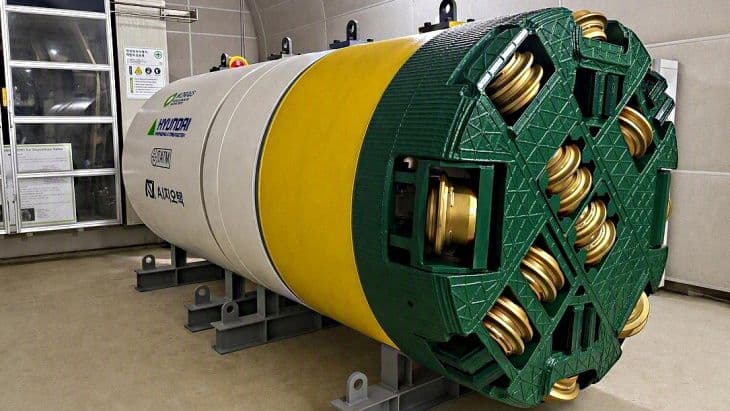 Hyundai E&C tests used fuel repository excavation equipment