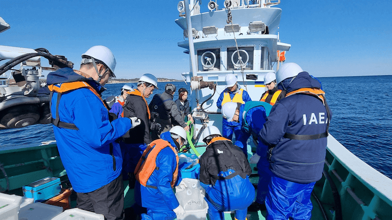 IAEA continues monitoring of Fukushima waters