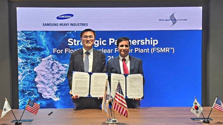 Korean-US partnership for floating SMR platform