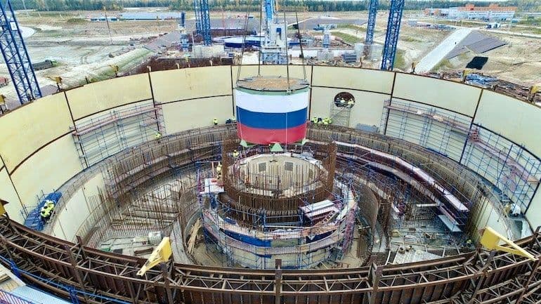Melt trap housing installed at Leningrad 7