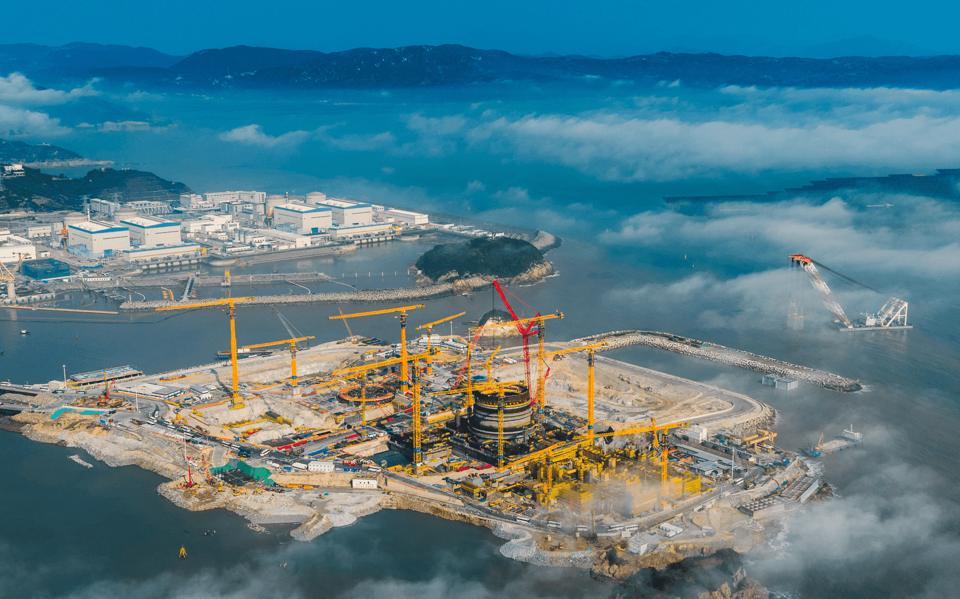 Ningde 5 nuclear island starts