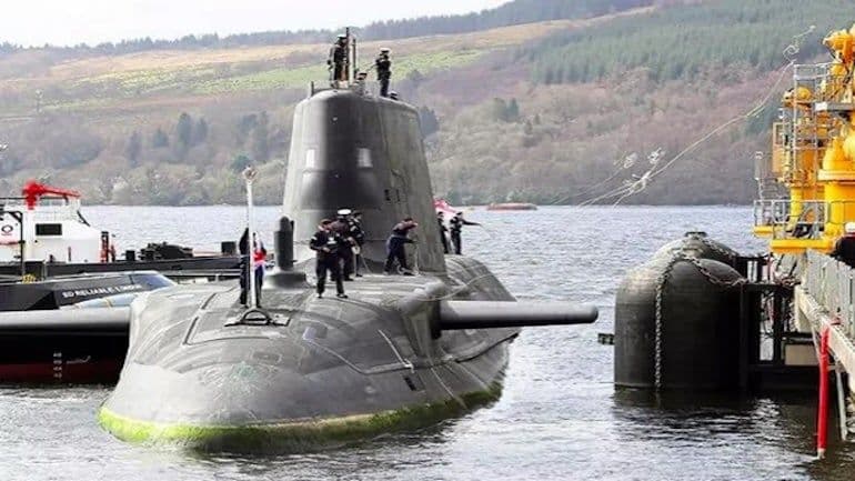 Nuclear incident at UK sub base