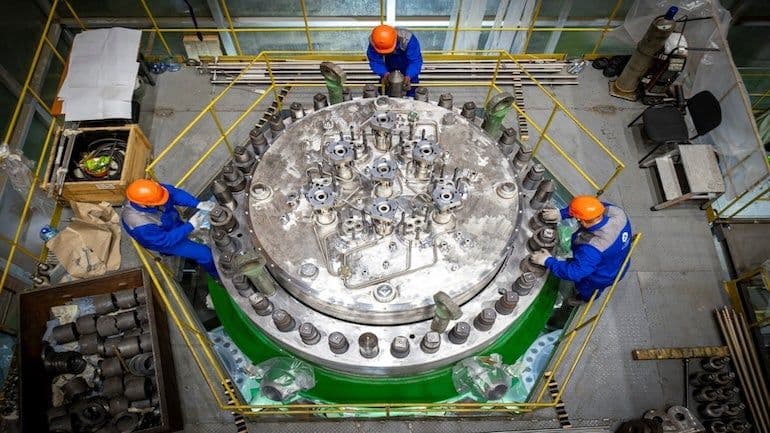 Second reactor completed for Rossiya icebreaker