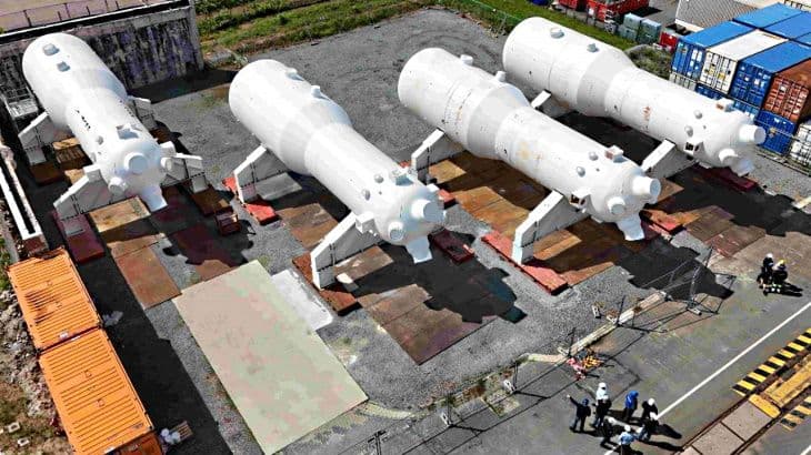 Steam generators removed from German plant