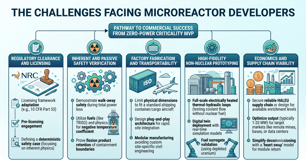 The Challenges Facing Microreactor Developers