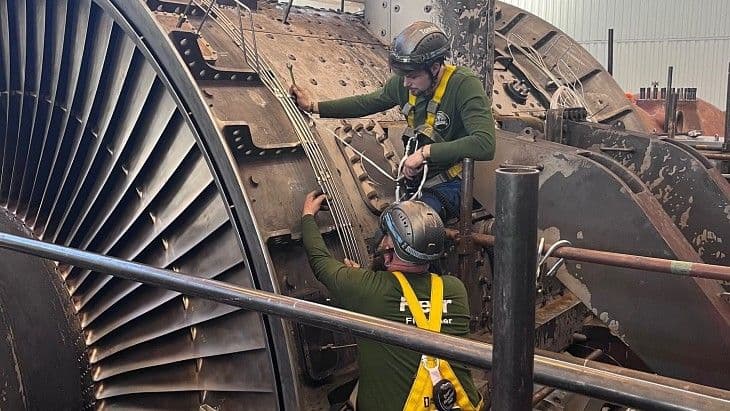 Upgraded turbine monitoring system at Temelin 2