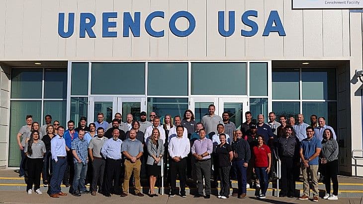 Urenco USA given go-ahead for 10% enrichment