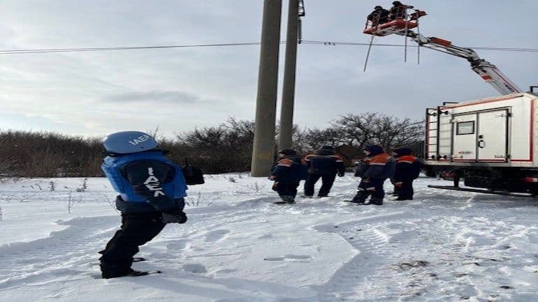 ZNPP power line restored