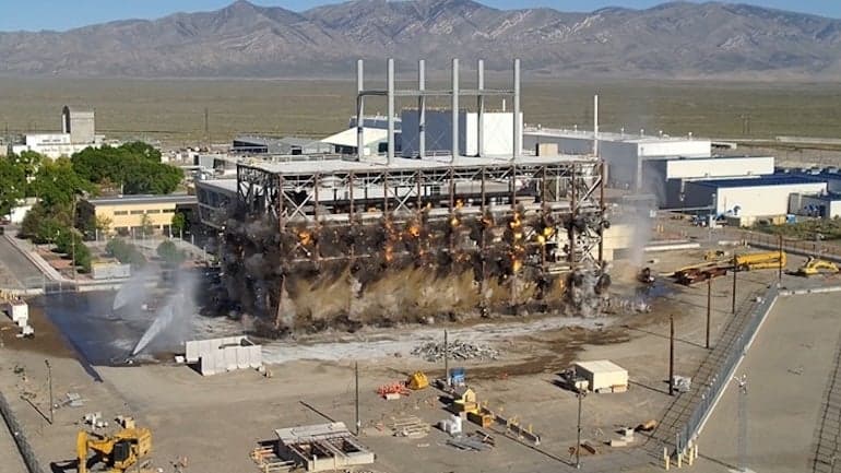 S1W naval reactor demolished at INL
