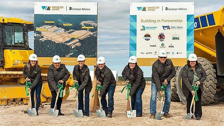 Ceremony marks start of work at Canadian uranium project