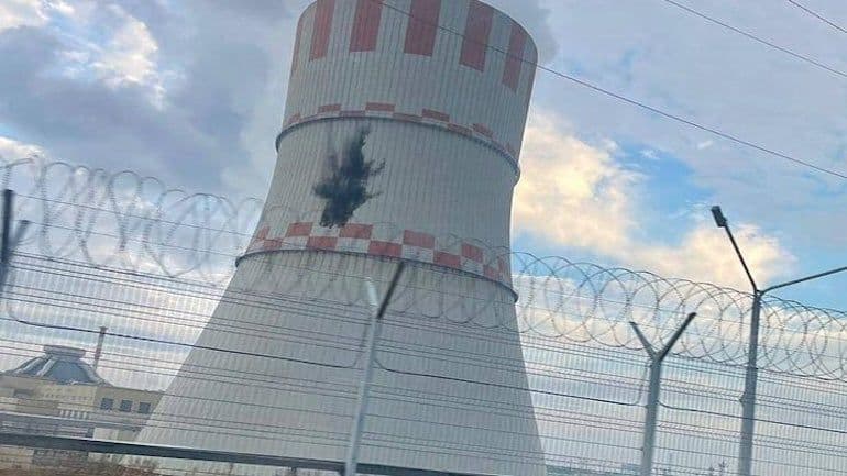 Drone hits Novovoronezh cooling tower