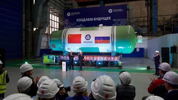 Emergency core cooling system tank shipped for Xudabao 4