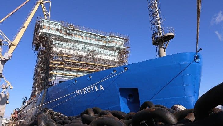 First reactor unit launched on Chukotka icebreaker