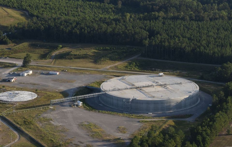 Leak-tightness test on deck for SRS mega unit