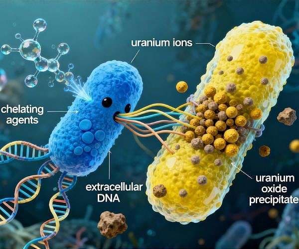 Microbes join forces to quickly clean up uranium pollution