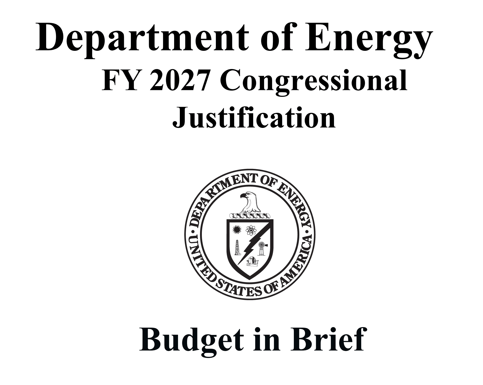 Proposed FY 2027 DOE, NRC budgets ask for less