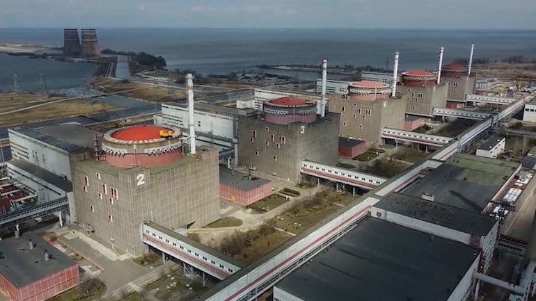 Shelling causes fire near Zaporizhia NPP