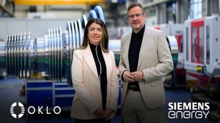 Siemens Energy steam turbine set for Oklo