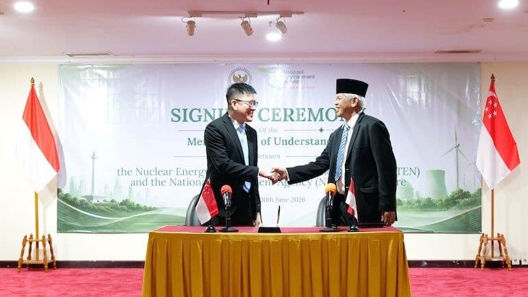 Singapore, Indonesia sign nuclear safety MOU