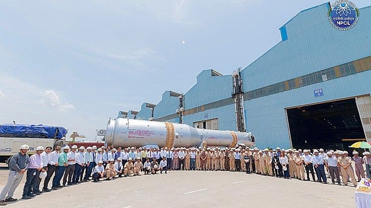 Steam generator marks milestone for Indian fleet construction