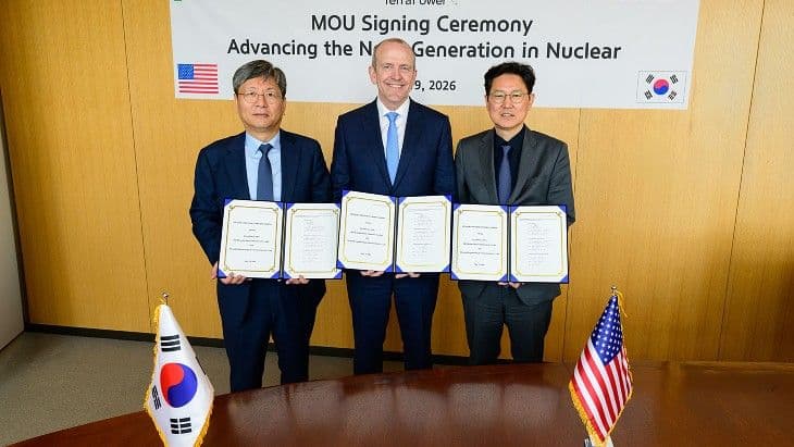TerraPower and HD Hyundai sign Natrium reactor agreements