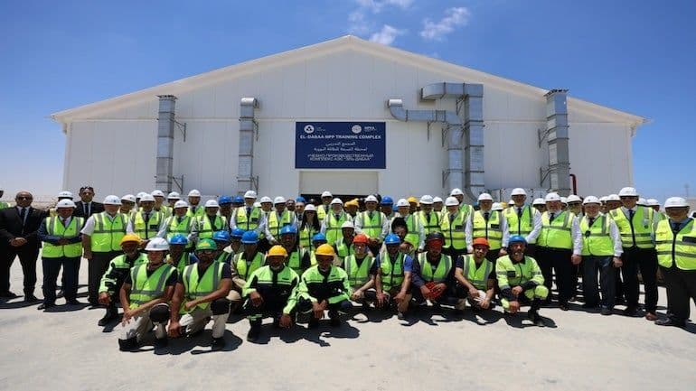 Training complex opens at El Dabaa