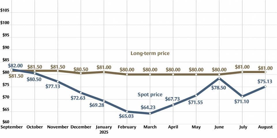 Uranium prices rise in August. Could they top $100/lb next year?