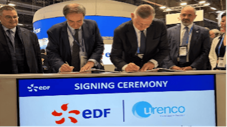Urenco signs uranium deal with EDF