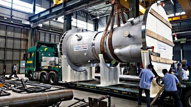 Vessel for Newcleo technology demonstrator installed