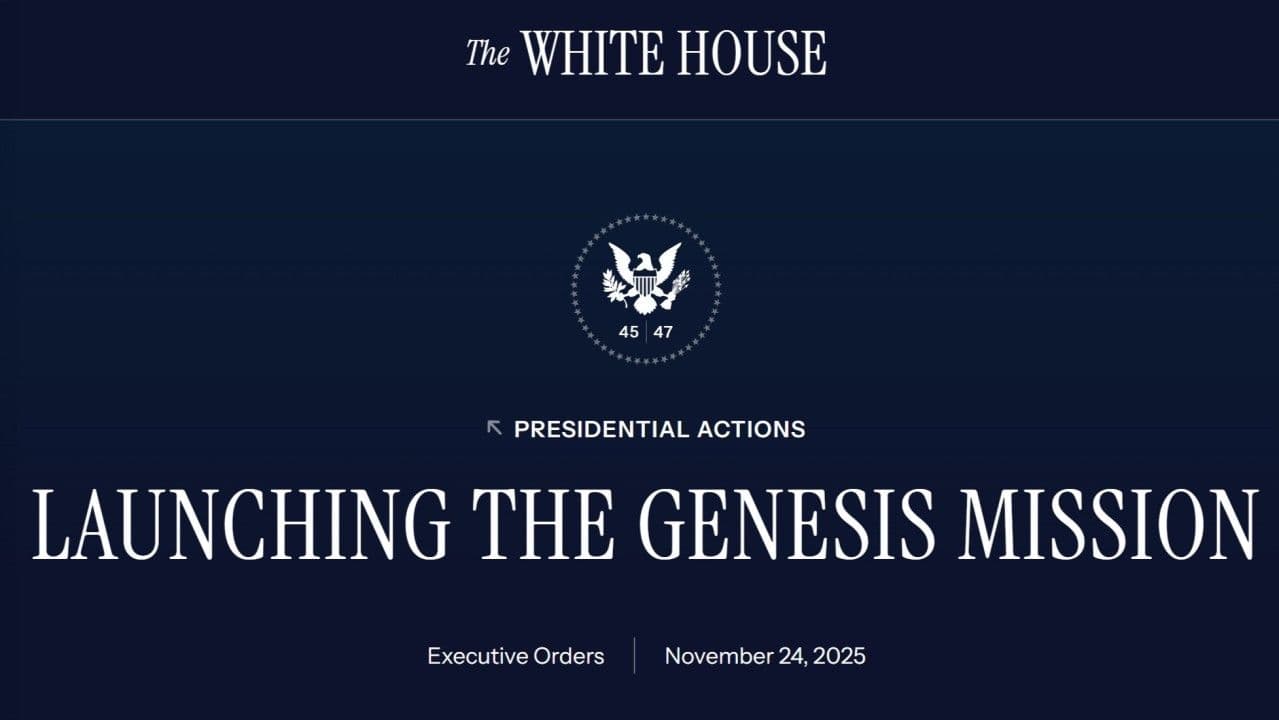 White House to consolidate data and research under AI-driven Genesis Mission